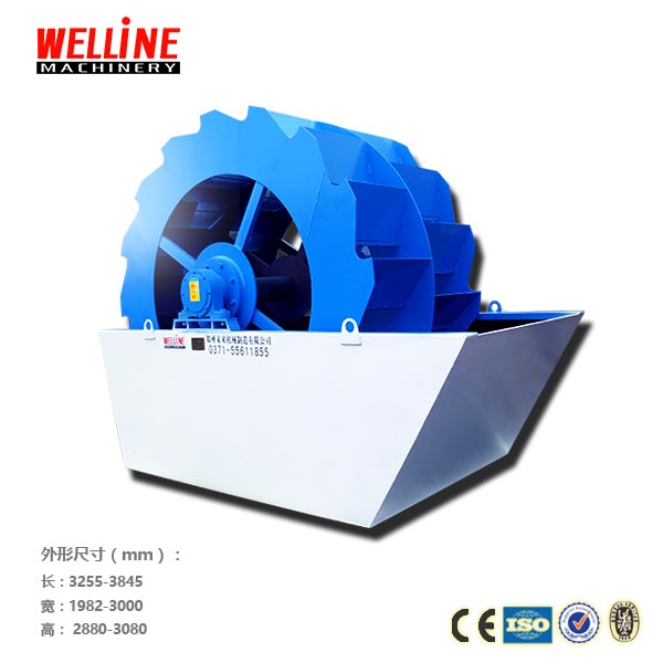 輪式洗砂機